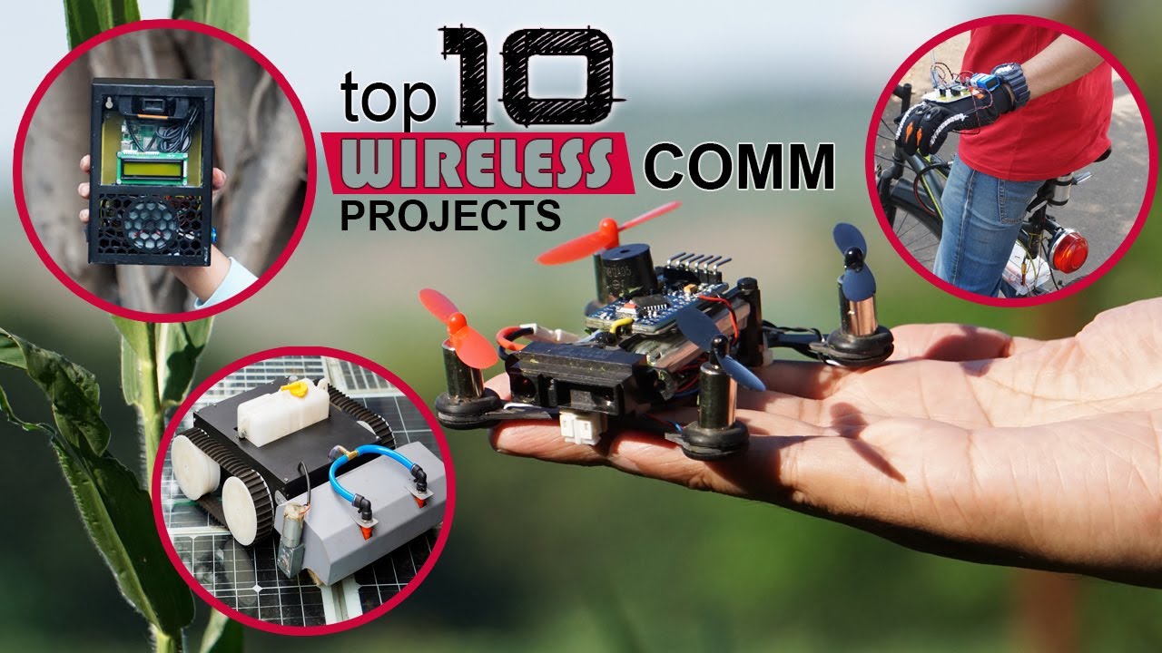 Top 10 Wireless Communication Projects | IOT RF Bluetooth Wifi