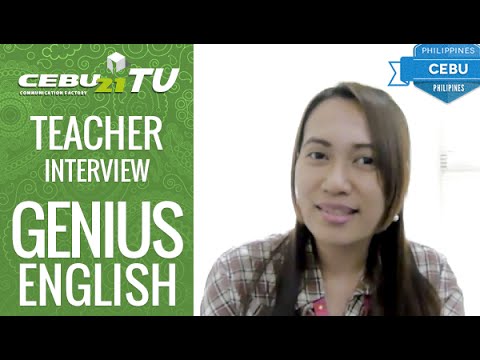 [フィリピン留学] Genius English Teacher Babbie Interview