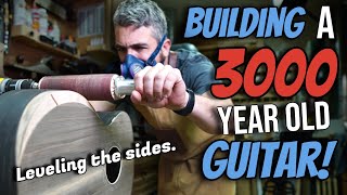 How To Build an Acoustic Guitar Episode 18 (Leveling The Sides)