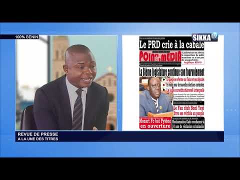 REVUE DE PRESSE BÉNIN SIKKA DU  16 08 2019