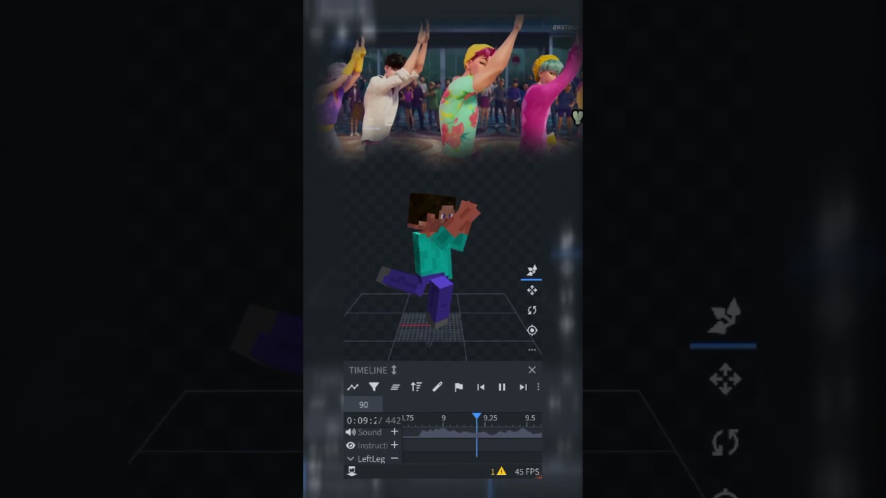 Soda Pop DANCE  in Minecraft Blockbench🫧