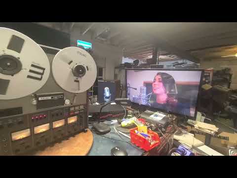 TEAC A-3440 Reel to Reel Demo for John