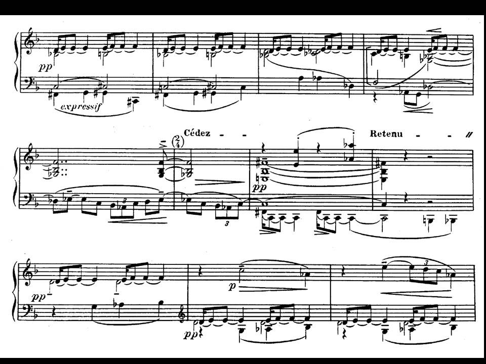 Debussy. Preludios. Libro I. Preludio nº 6 Des pas sur la neige
