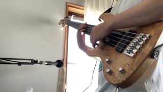 Video thumbnail for Louis Cole's "I'm tight" riff on my Crews Maniac Sound Jackson 5 fretless bass by Ebin ES