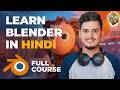 Learn Blender In Hindi Chapter 01 Blender 4 3 Tutorial For Beginners User Interface