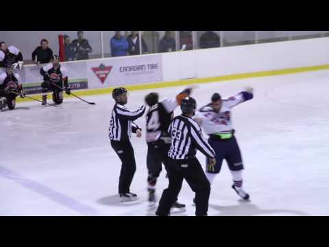 Kevin Auger (Condor St-Cyrille) vs Kevin Pellerin (Big Foots St-Léonard) 13-01-2017