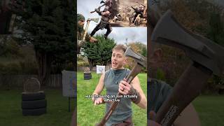Did people really throw axes?