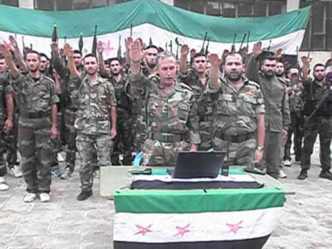 بيان تشكيل كتيبة رجال الحق في تلكلخ في ريف حمص