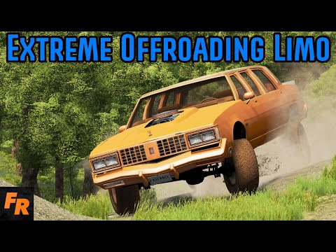 Extreme Offroading With A Limo - BeamNG Drive