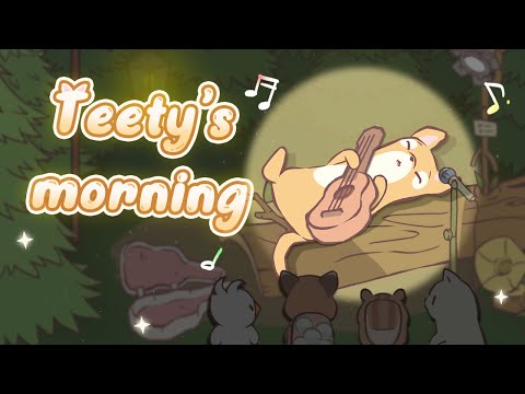 🔴 LIVE! Musical Marvel Teety’s Morning 🎸 | Cats & Soup