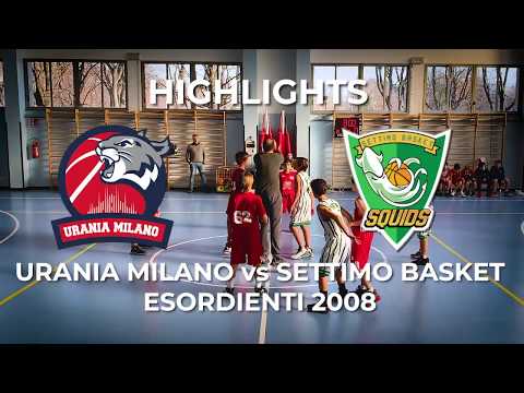 URANIA Milano Esordienti 2008 vs Settimo Basket HIGHLIGHTS