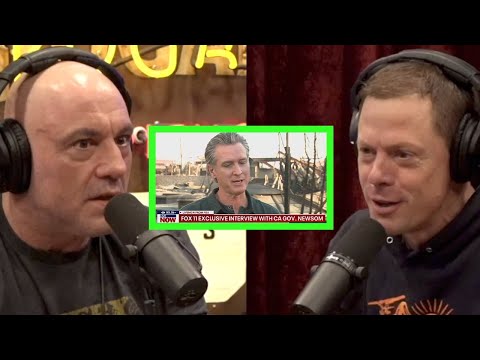  Gavin Newsom's Creepy LA Fire Speech in Front of Burnt Down Homes 