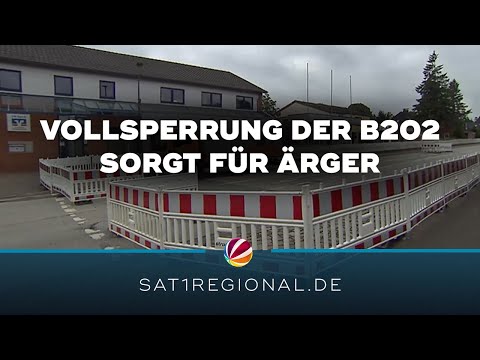 Vollsperrung: Ärger um B202-Baustelle in Fockbek