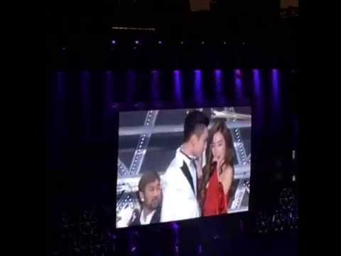 141018 Key & Tiffany - Bang Bang @ SMTown in Shanghai
