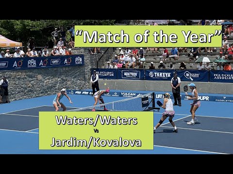 Gold Match Highlights - 'Match of the Year' | Jardim/Kovalova vs Waters/Waters - PPA Atlanta GA Open