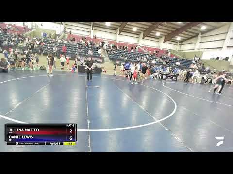 59 Lbs Cons. Round 2 - Juliana Matteo, OH Vs Dante Lewis, OR Dc92