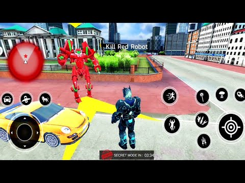 Flying Prado Robot Car Transform * Android Gameplay