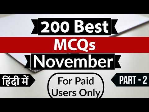 Best 200 Current Affairs November 2019 Part 2 - HINDI edition by DR GAURAV GARG