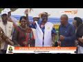 HOW RAILA WAS RECEIVED IN HOMABAY PODIUM ACCOMPANIED WITH ONYI PAPA JEY SONG!