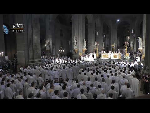 Messe Chrismale du diocèse de Paris