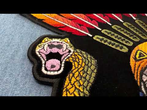 Indian Iron On Patch PL6648