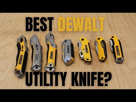 BEST DEWALT UTILITY KNIFE? - Every DeWalt Utility Knife from Home Depot Reviewed (2021)