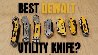 BEST DEWALT UTILITY KNIFE? - Every DeWalt Utility Knife from Home Depot Reviewed (2021)