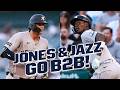 Spencer Jones and Jazz Chisholm Jr. hit BACK-TO-BACK HOMERS in the 1st for the Yankees! ✌️🔥