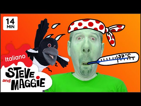 Steve e Maggie Italiano | Come Stai? Ho sete, Fame e Sono Malato | Una storia per bambini + PIÙ