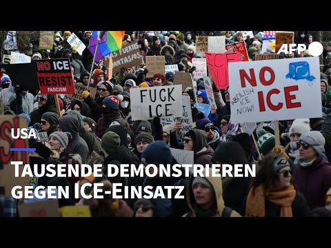 USA: Tausende protestieren nach Tötung einer Autofahrerin durch ICE-Beamten | AFP