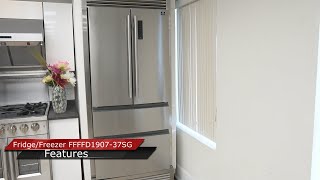 Forno Bovino 37″ French Door 19 Cu.Ft. Refrigerator with decorative grill Stainless Steel FFFFD190737SG Picture