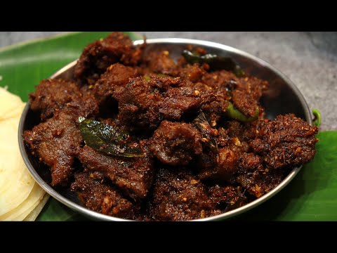 Kerala Hotel Style Beef Chukka | Spicy & Tasty Beef Dry Roast Recipe | How to make Beef Chukka