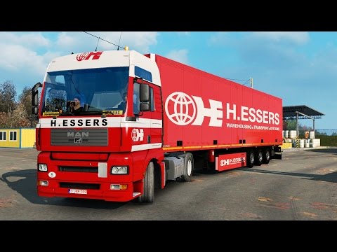 ETS 2 1.25 ProMods 2.11 MAN TGA  Brussels - Dijon