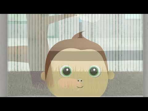 Boris is looking through the window