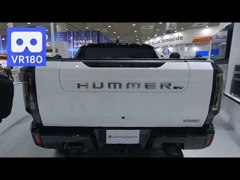 3D 180VR 4K  the GMC HUMMER EVs  Electric Pickup 😜😜 3DVRCar