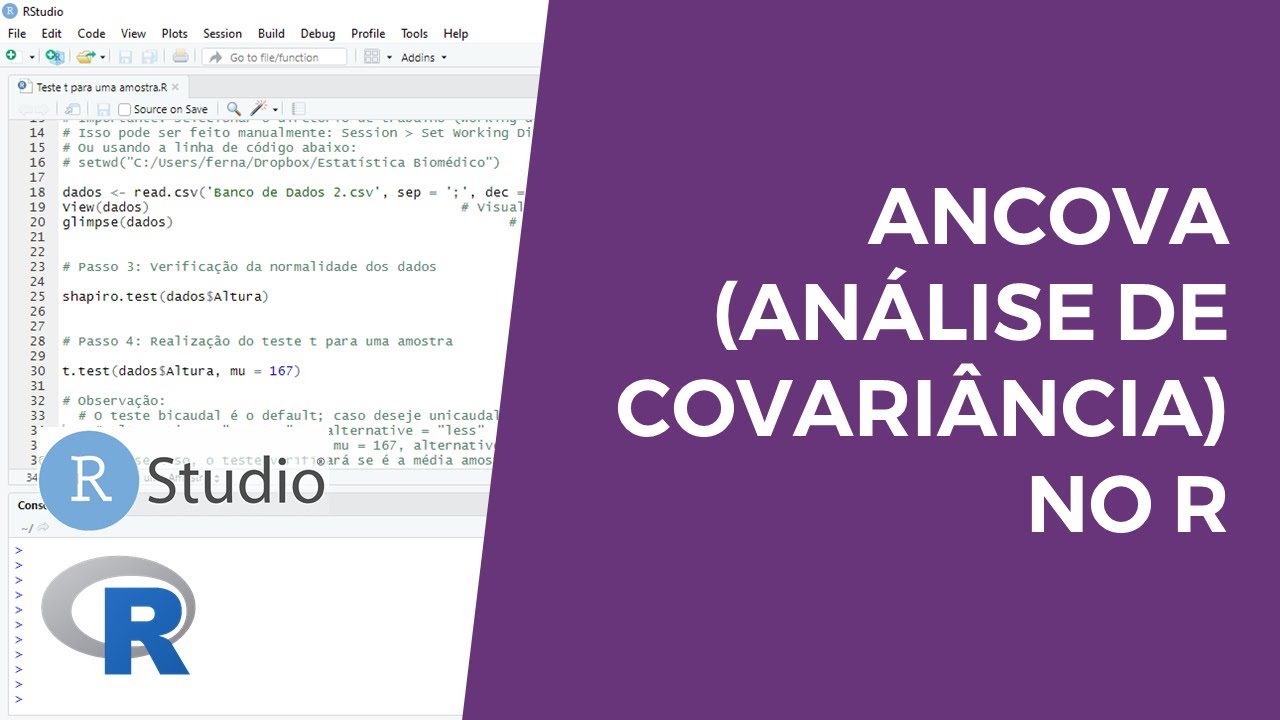 ANCOVA (Análise de Covariância) no R