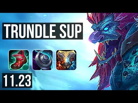TRUNDLE & Vayne vs SENNA & Twitch (SUP) | 4/4/18, Rank 10 Trundle | BR Grandmaster | 11.23