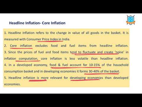 What is Headline Inflation vs Core Inflation ? |Headline vs Core Inflationఅంటే ఏమిటి?