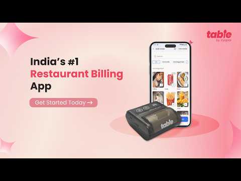 Table - Restaurant Billing App