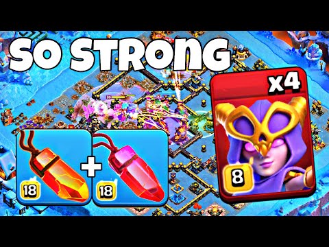 Super Witch Smash After Update UNKILLABLE! TH18 Legends Attacks!