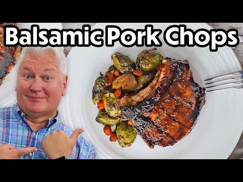AMAZING Grilled Balsamic Glazed Pork Chops