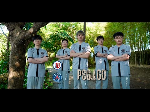 PSG.LGD team intro at The Bali Major 2023