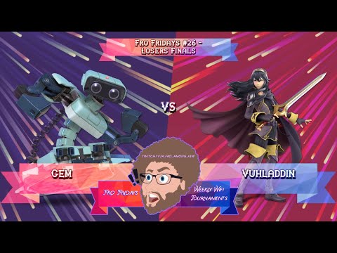 Gem (ROB) vs. Vuhladdin (Lucina) - Losers Finals - Fro Fridays #27 - Double Elimination Bracket