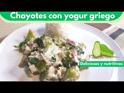 Chayotes con yogur griego: Receta fácil y nutritiva ideal para la dieta