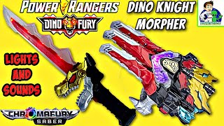 POWER RANGERS Dino Fury Dino Knight Morpher and Chromafury Saber