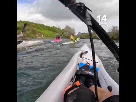 Waikato river 26km race #riverrace #surfski #kayaking #newzealand