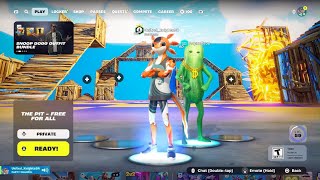 Fortnite The Pit Free For All | Axo & Big Dill 😎 LopesBros  ✌️