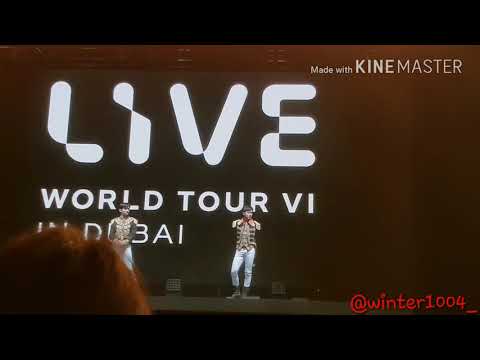 040618 #SMTOWNinDUBAI TVXQ ment + Rising Sun