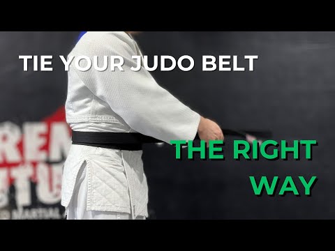 How to tie a Judo Belt the RIGHT WAY (2 methods)