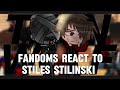 Fandoms React To Stiles Stilinski Teen Wolf Mcu Atvs Fnaf Gacha Pt 2 5